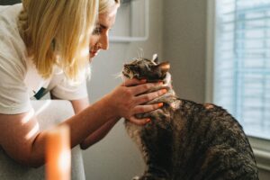 Tierarzt Marketing - 8 Tipps Tierärztin mit Katze