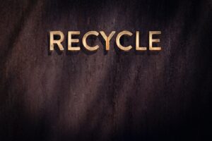 Schriftzug Recycle zum Blogartikel Content Recycling