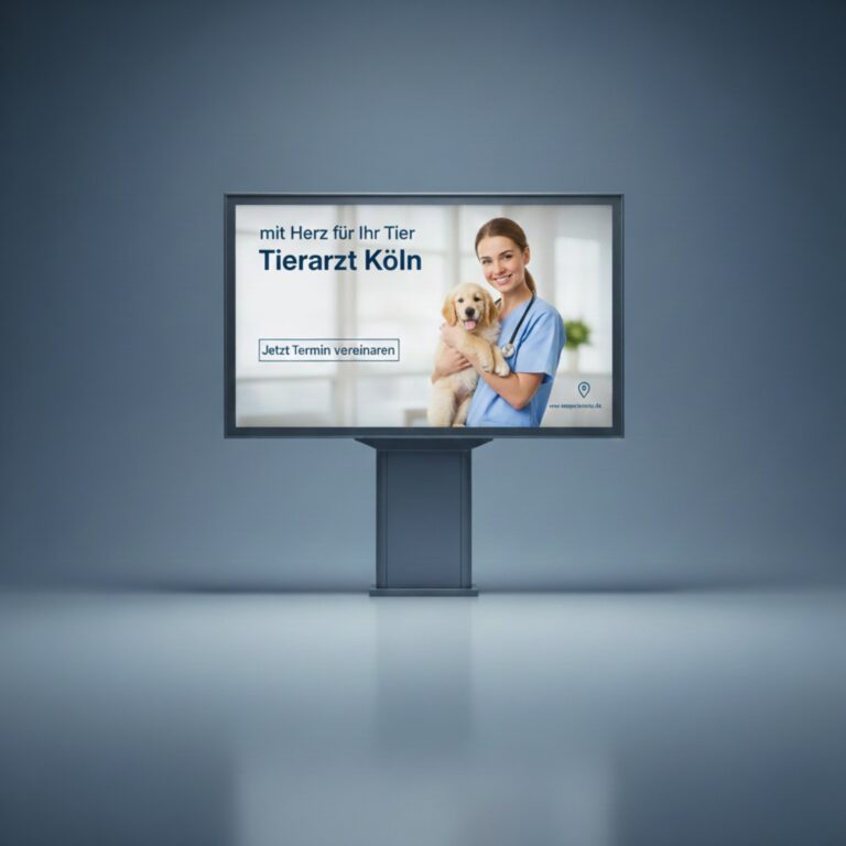 Print Werbung Tierarztpraxis